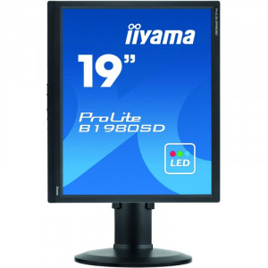 Monitor LED 19" IIYAMA ProLite B1980SD-B1, Grad A, 1280x1024, 5ms, DVI, VGA, Cabluri incluse - Img 3