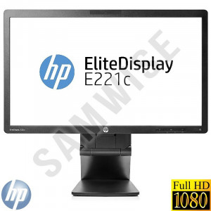 Monitor LED 21.5" HP Elitedisplay E221C, 1920 x 1080, 7ms, VGA, DVI, DisplayPort, Camera WEB, Cabluri Incluse - Img 2
