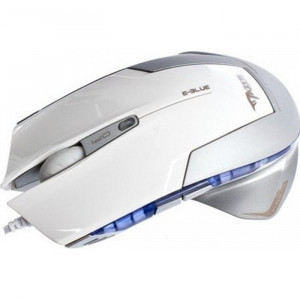 Mouse gaming E-Blue Cobra Mazer Type-R Optic, 2400DPI, alb, EMS124WH - Img 1
