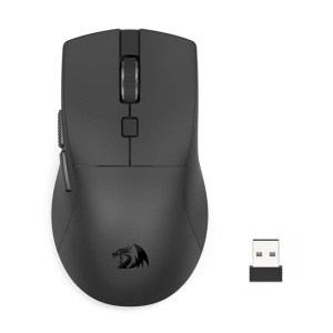 Mouse gaming wireless bluetooth si cu fir Redragon Azzmach Lite negru 8K DPI ultra usor