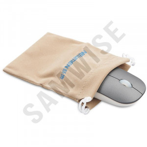 Mouse Newmen T1800 Gray, Wireless, USB cu Husa de protectie - Img 4