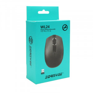 Mouse Wireless ZornWee WL24, 1600DPI, Negru - Img 2