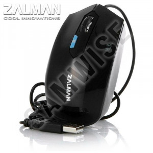 Mouse Zalman ZM-M130C Black, 2400 dpi, Wired, USB - Img 1