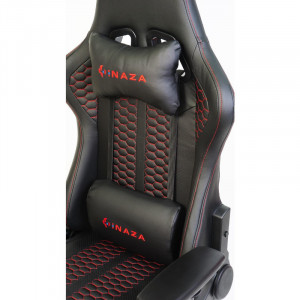 Scaun Gaming Inaza Raven Negru / Rosu - Img 6