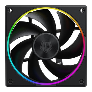 Set 3 ventilatoare ID-Cooling AF-127 120mm negre iluminare aRGB - Img 4