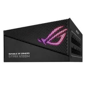 Sursa full modulara ASUS ROG Strix 1200W Aura Edition neagra iluminare aRGB - Img 4