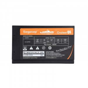 Sursa Segotep Cruiser Q6 400W, 3x SATA, 2x Molex, 1x 6 PCI-E - Img 2