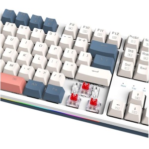 Tastatura gaming mecanica Redragon Trundle alba iluminare RGB - Img 4
