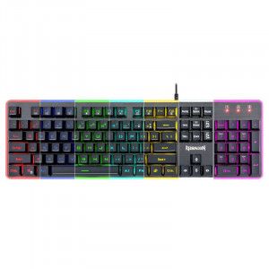 Tastatura Gaming Redragon Dyaus 2 Iluminare RGB, Taste fara conflict, 12 Taste multimedia - Img 1