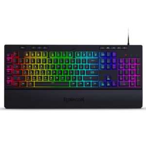 Tastatura gaming Redragon Shiva Black iluminare RGB