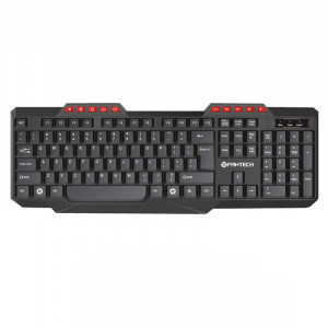 Tastatura Multimedia FanTech K210, USB, 114 taste, cu fir - Img 1