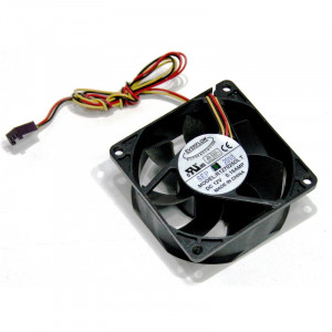 Ventilator Everflow 70mm 12v, Mufa 3 pini, Turatie controlata de senzor temperatura - Img 2