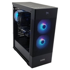Calculator Gaming Aura V14, AMD Ryzen 5 5500 3.6GHz, GIGABYTE A520M K V2, 16GB DDR4, SSD 256GB, HDD 1TB, GTX 1660 Ti 6GB GDDR6 - Img 2