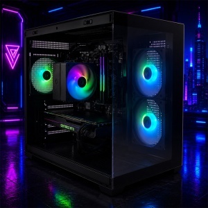 Calculator Gaming Aura V23, AMD Ryzen 5 3600 3.6GHz, ASRock A520M-HVS, 16GB DDR4, SSD 256GB, HDD 1TB, GTX 1080 8GB GDDR5