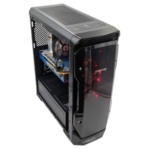 Calculator Gaming Halo V6, Intel Core i5 8500 3GHz, ASUS PRIME B360M-C, 16GB DDR4, SSD 256GB, HDD 1TB, RX 580 NITRO+ 8GB GDDR5 - Img 3