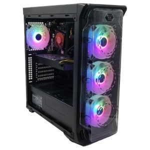 Calculator Gaming LUX V21, Intel Core i5 10400T pana la 3.6GHz, H410M H V2, 16GB DDR4, SSD 512GB, HDD 500GB, GTX 1060 6GB GDDR5 - Img 1