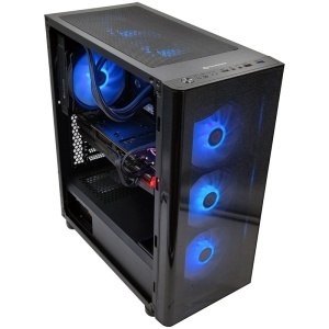 Calculator Gaming Thermaltake V4, Intel Core i5-13400F turbo 4.6GHz, ASRock H610M-H2/M.2, 32GB DDR4, SSD 1TB, HDD 1TB, RTX 2080 Ti ROG STRIX GAMING 11GB GDDR6 - Img 3