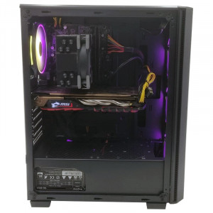 Calculator Gaming Zed V7, Intel Core i5-9500 3GHz, GA-H310M S2H, 32GB DDR4, SSD 512GB, HDD 3TB, RX 580 8GB DDR5 - Img 3