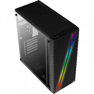 Carcasa Gaming Aerocool Streak RGB, MiddleTower, USB 3.0, Panou transparent - Img 4