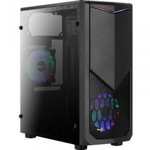 Carcasa Gaming Aerocool Tomahawk-A, MiddleTower, USB 3.0, LED RGB, Panou transparent - Img 2