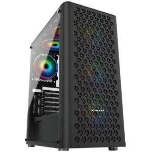 Carcasa Gaming Inaza Fury RGB Tempered Glass, Open Box