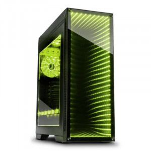 Carcasa Gaming Inter-Tech M-908, USB 3.0, Vent. incluse 3x 120mm LED RGB, Panou transparent - Img 3