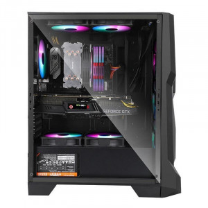 Carcasa Gaming Segotep Gank 3, Middle Tower, USB 3.0, Panou transparent - Img 5
