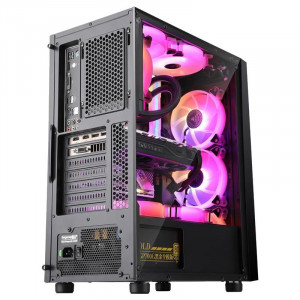 Carcasa Gaming Segotep Nova S6, USB 3.0, Panou Transparent - Img 3