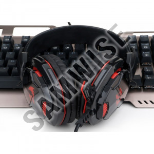 Casti Gaming Redragon Glaucus Black, design ergonomic - Img 6