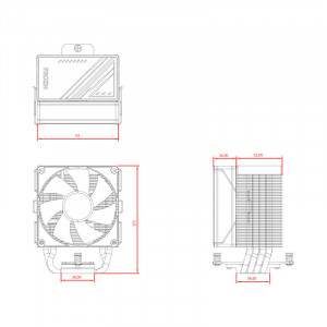 Cooler CPU ID-Cooling FROZN A400 Black - Img 8