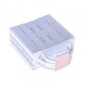Cooler CPU ID-Cooling SE-214L Snow LED Alb, Ventilator 130mm, 4x Heatpipe-uri cupru - Img 4
