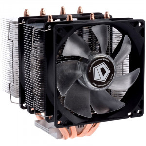 Cooler CPU ID-Cooling SE-904TWIN Blue LED, 2x Vent 92mm, 4x Heatpipe-uri Cupru - Img 2