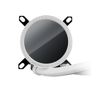 Cooler procesor cu lichid ASUS ROG Ryuo III 240 alb iluminare aRGB cu display - Img 2