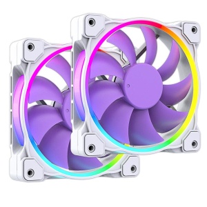 Cooler procesor cu lichid ID-Cooling Pinkflow 240 Diamond Purple iluminare aRGB - Img 4