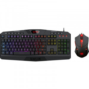 Kit Gaming Redragon S101 Combo, Tastatura Iluminata RGB, Mouse Optic 7200dpi - Img 2