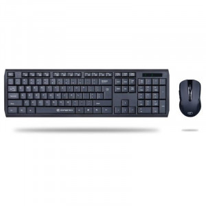 Kit wireless tastatura si mouse Gofreetech GFT-S005 negru - Img 1