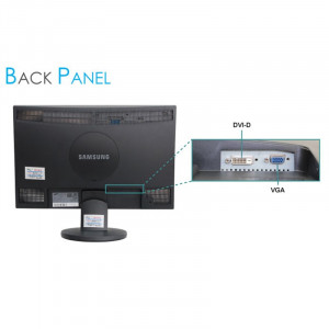 Monitor LCD 24" Samsung 2443BW, Grad A, 1920x1200, 5ms, VGA, DVI, Cabluri Incluse - Img 4