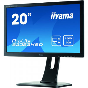 Monitor LCD IIYAMA ProLite 19.5" B2083HSD, 1600x900, 5ms, VGA, DVI, Cabluri Incluse - Img 4