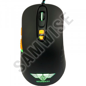 Mouse Gaming Newmen GX1-PLUS Black, 4000 dpi, Switch-uri Omron, Picioruse de teflon, Iluminare LED - Img 1