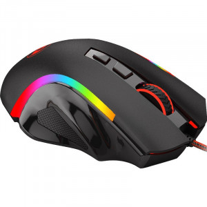 Mouse Gaming Redragon Griffin Black, 7200 dpi, Optic, 8 butoane, Iluminare LED RGB - Img 3