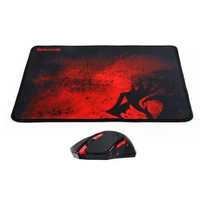 Mouse Gaming Redragon M601WL Centrophorus & Mousepad, Open Box - Img 5