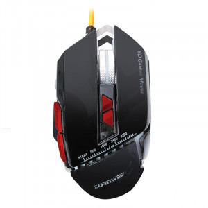 Mouse Gaming ZornWee GX10, Optic, USB, 2400 DPI, 6 butoane, Negru - Img 1