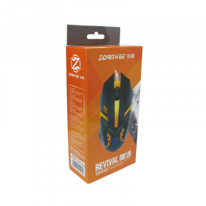 Mouse ZornWee Revival GM-02, Optic, USB, 1000 DPI, 6 butoane, Negru - Img 2