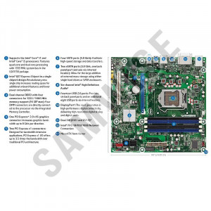 Placa de baza Intel DQ57TM, Socket LGA1156, 4x DDR3, PCI-Express x16, DVI, DisplayPort - Img 2