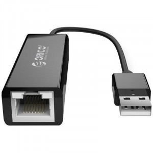 Placa de retea externa Orico UTJ-U3 Gigabit, 1x USB 3.0 Male - 1x RJ45 Female, Negru - Img 2