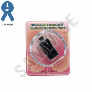 Placa de sunet USB cu control pentru volum, 7.1 - Img 2