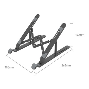 Stand laptop din plastic Orico PFB-A24 pliabil negru - Img 4