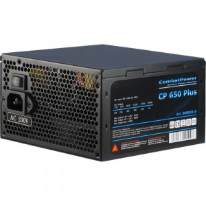 Sursa Inter-Tech 650W Combat Power Plus, 4x SATA, 4x Molex, 1x 6+2 PCI-E, PFC Activ, 80+ - Img 1