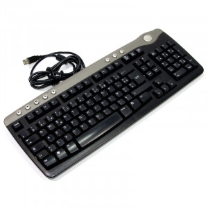 Tastatura DELL, USB SK-8125, Taste control volum si navigare web - Img 1