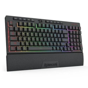 Tastatura gaming Bluetooth cu fir si wireless Redragon Shiva Pro neagra iluminare RGB - Img 3